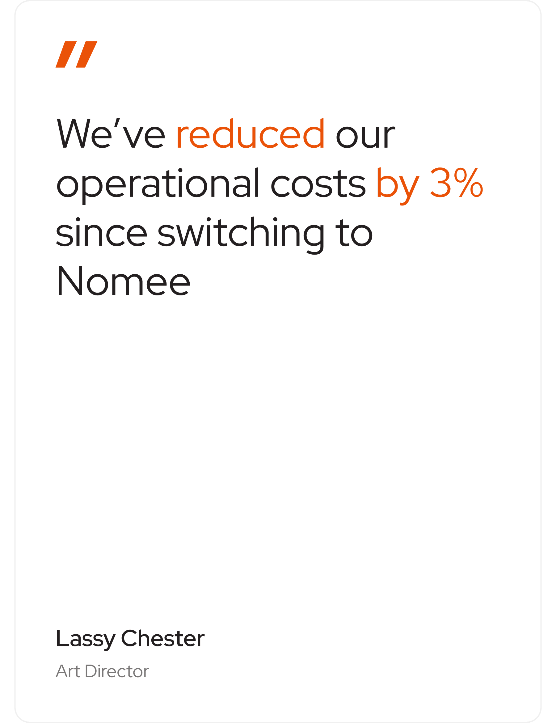 Nomee — supporting detail