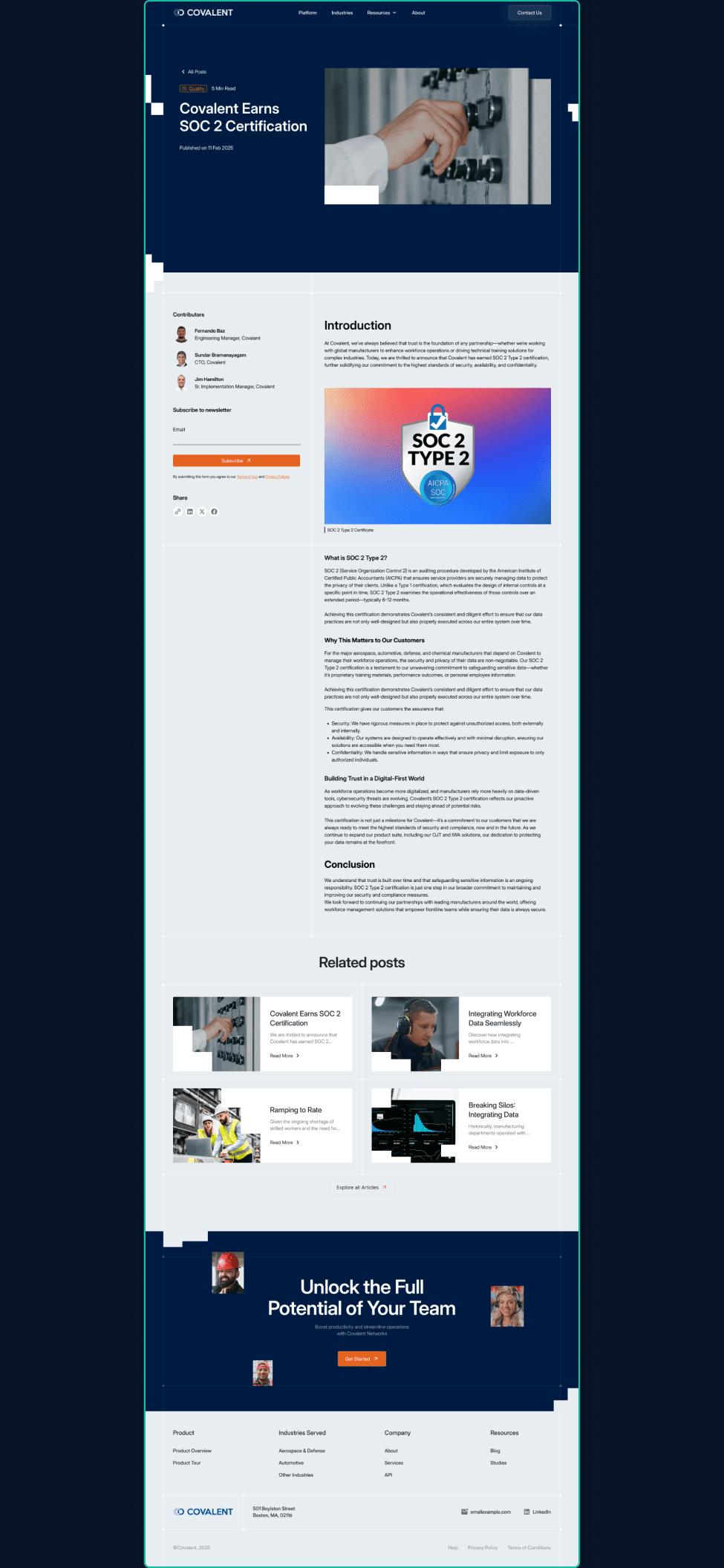 Covalent — portrait screen 3