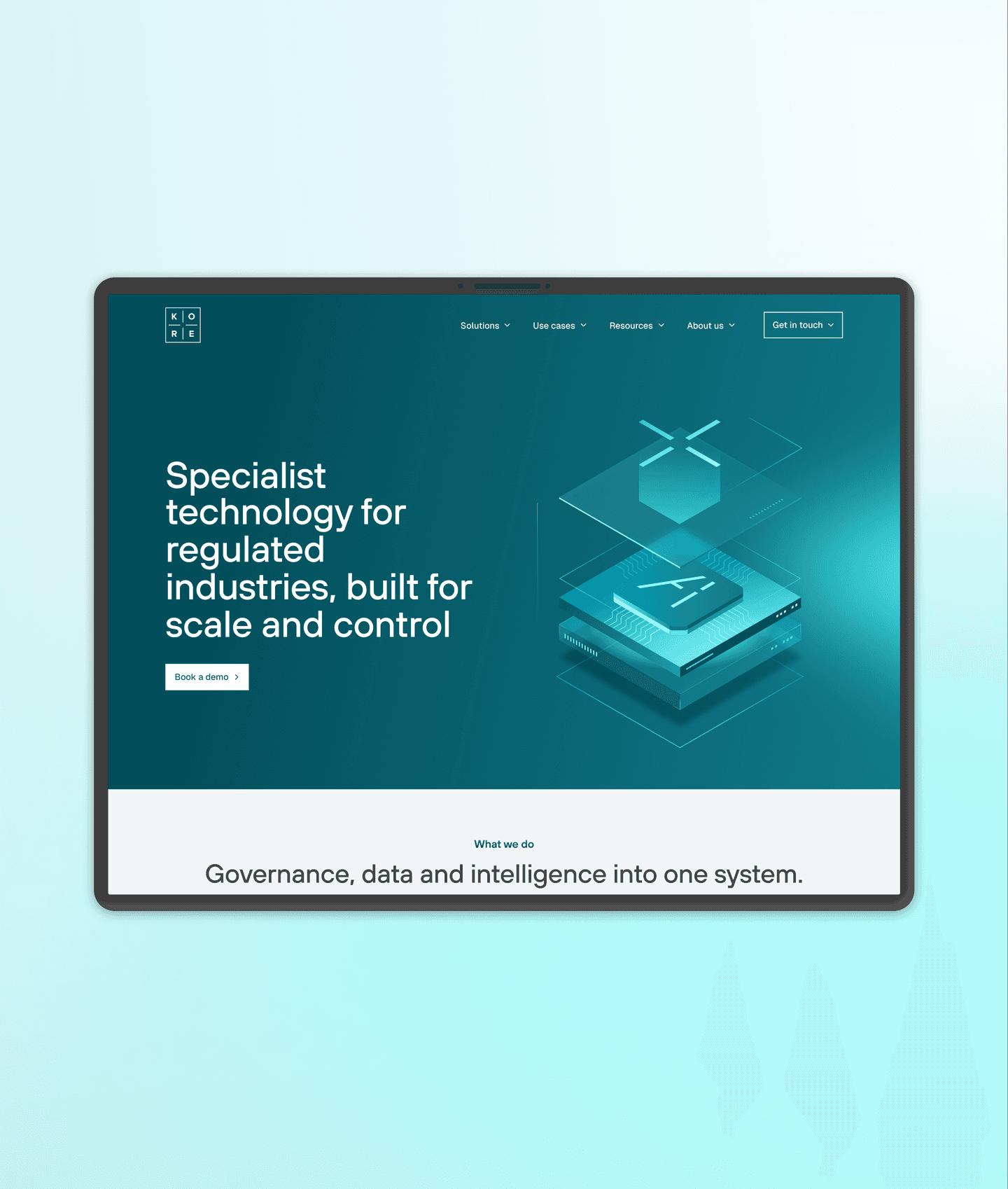 Korelabs — regulated industries technology site