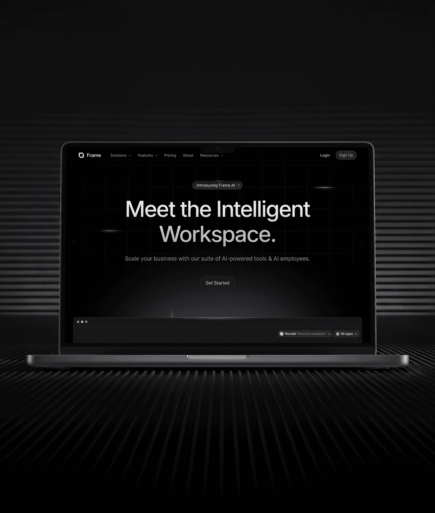 Frame — product site