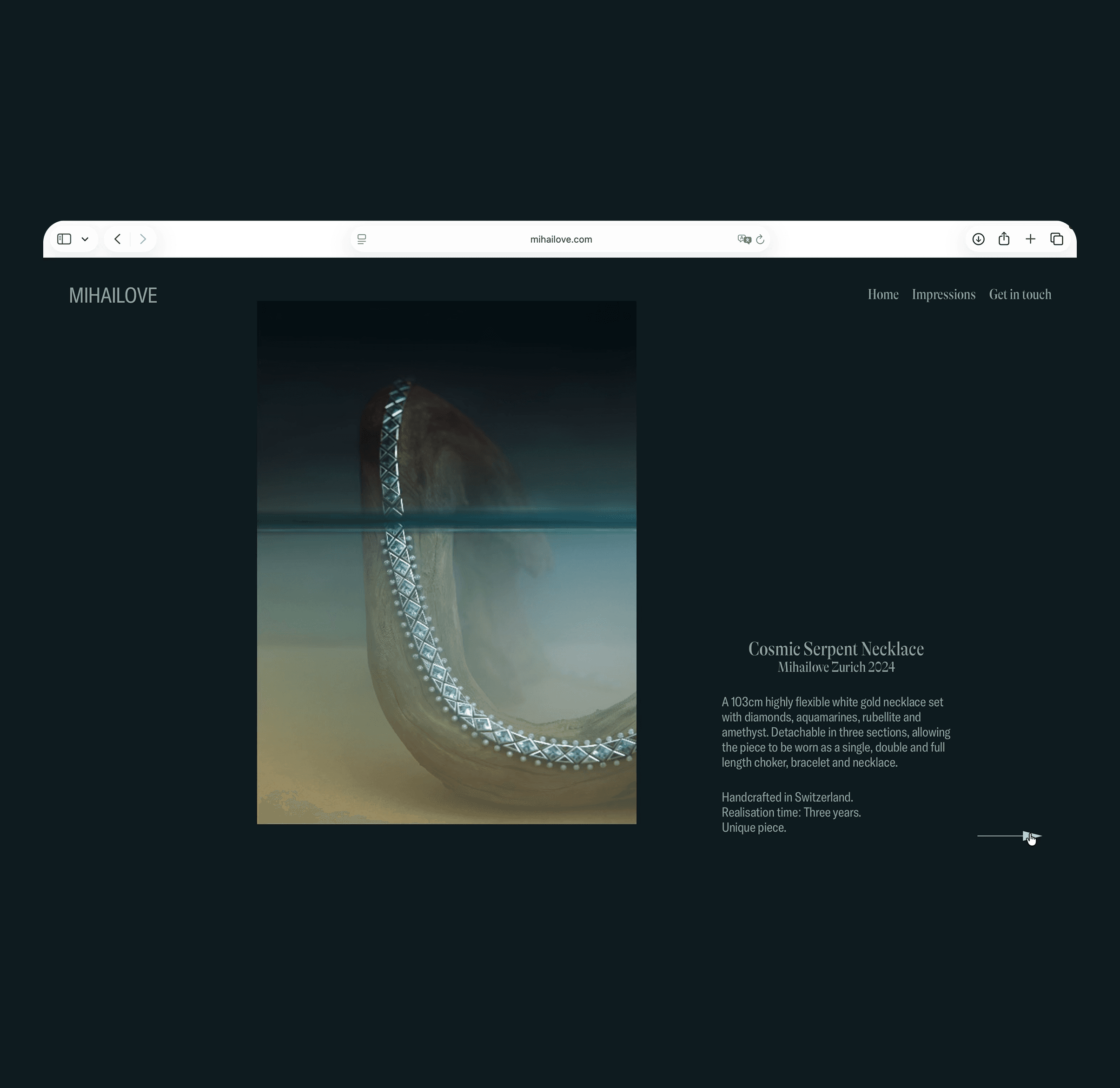 Mihailove — piece and detail
