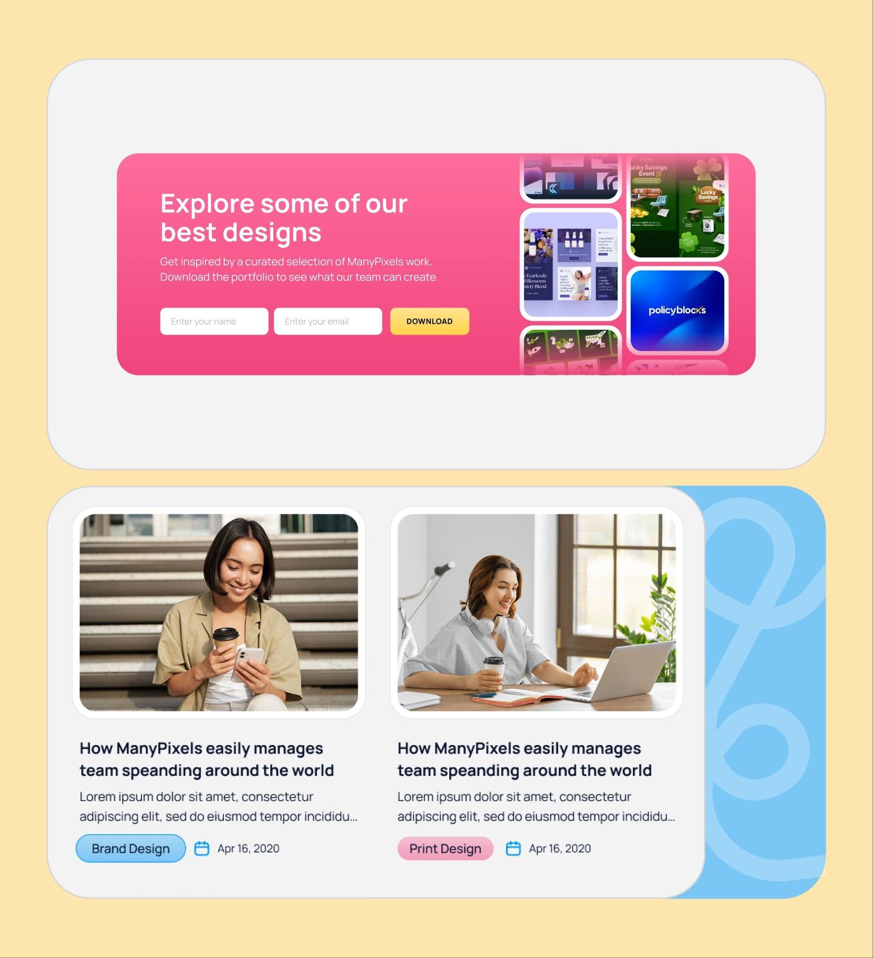 The gallery, Explore some of our best designs
