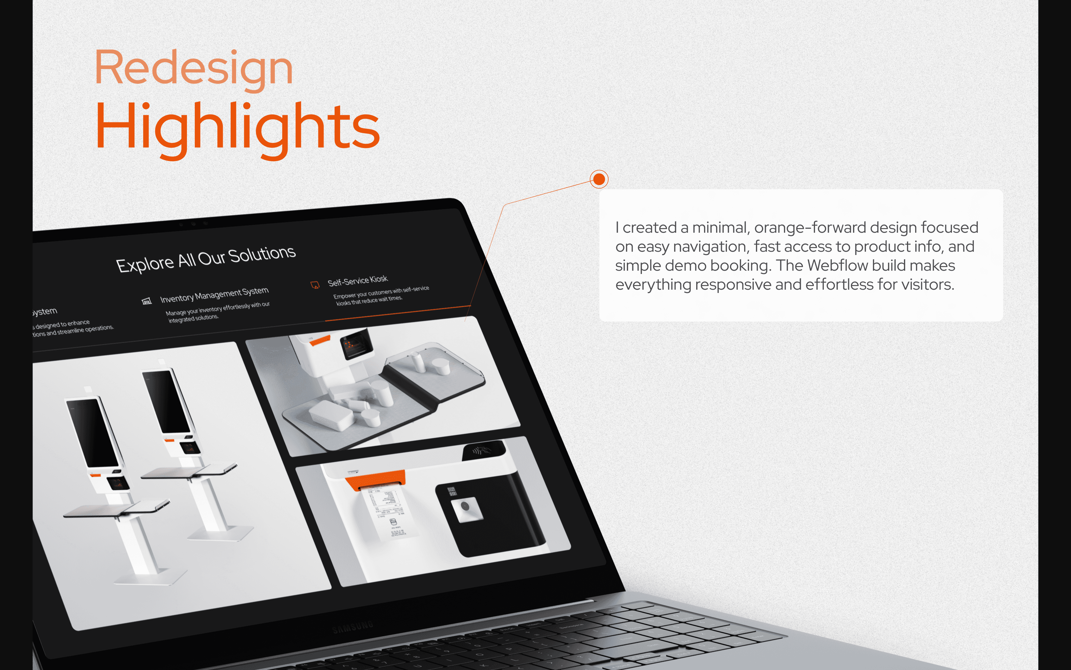 Nomee — solutions slider